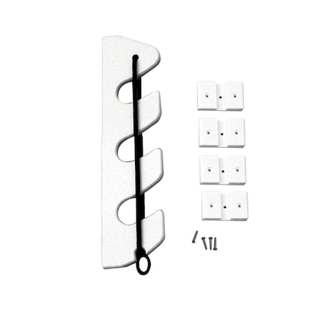 Taco Marine TACO 3-Rod Poly Bungee Rod Holder Rack - White P03-133W